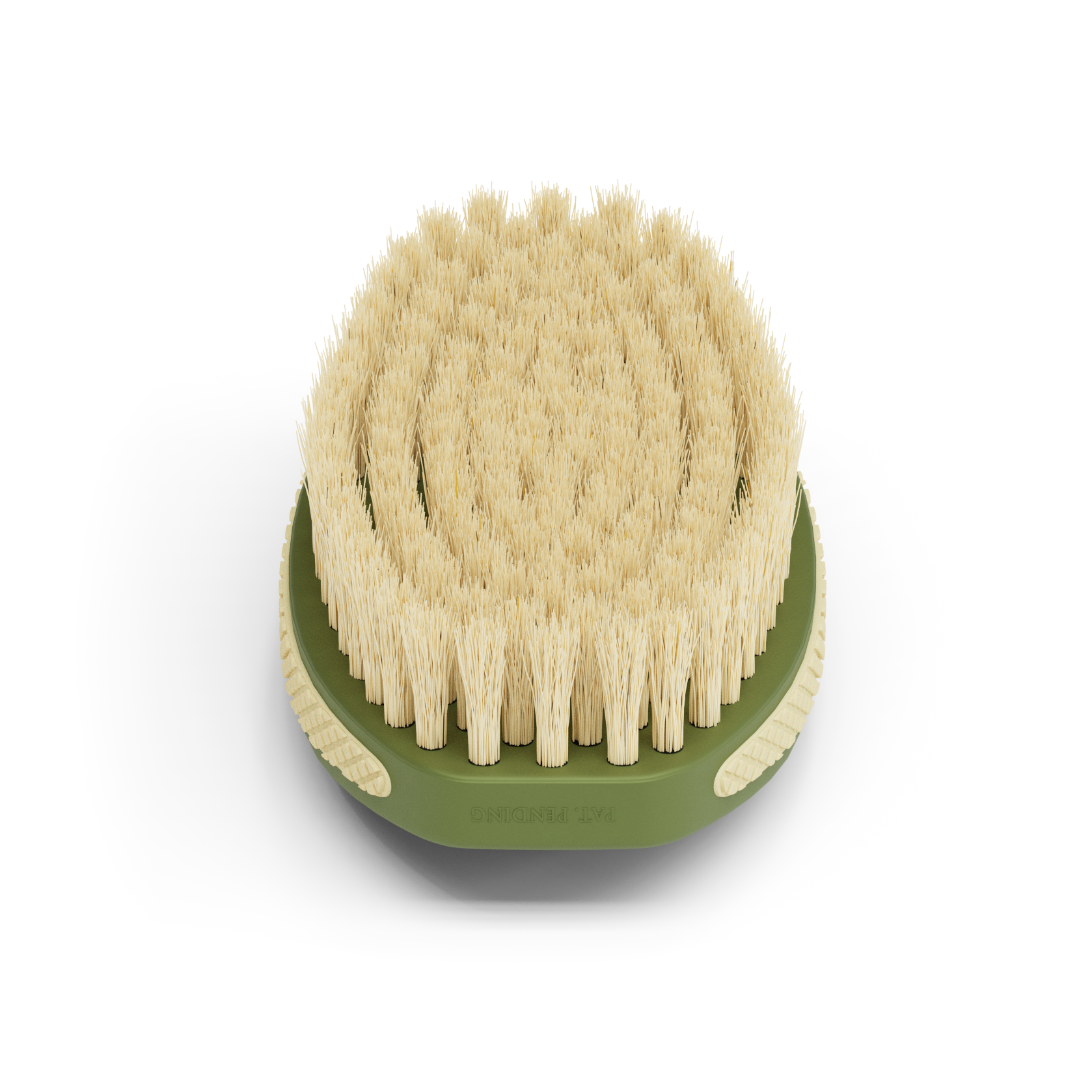 Military Green | Medium Soft Wave Brush