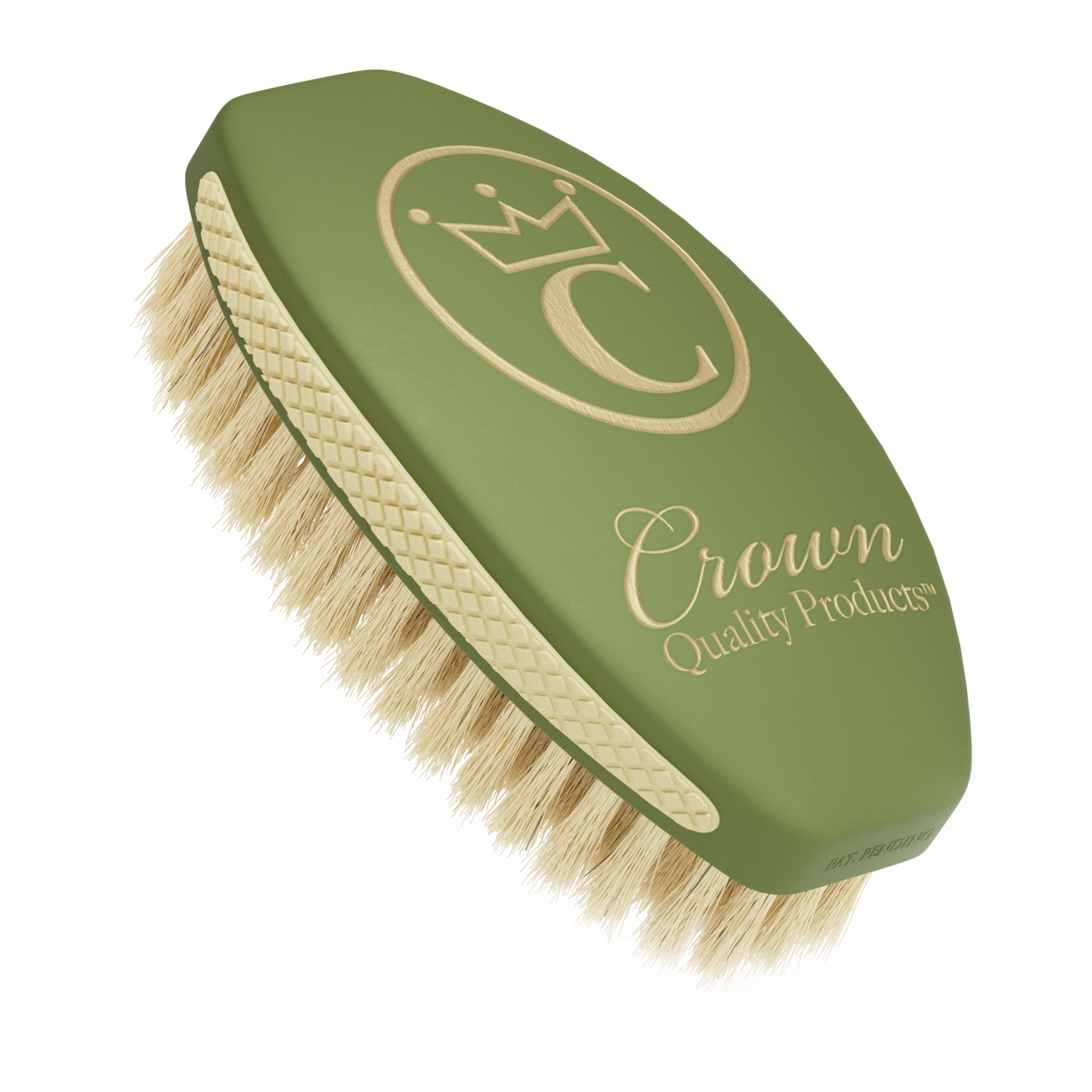 Military Green | Medium Soft Wave Brush