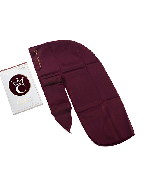 Maroon Satin Durag