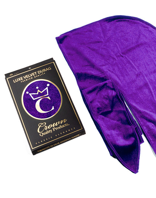 Purple velvet durag - Durag Waves