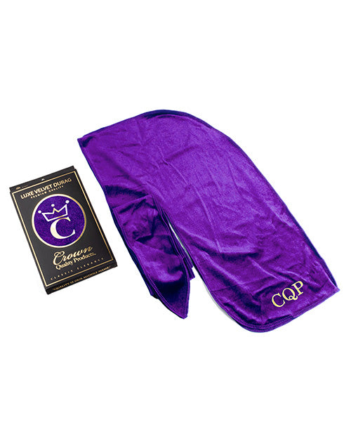 Purple velvet durag - Durag Waves