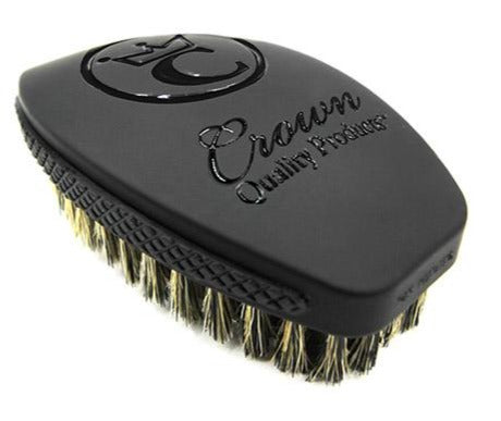 Black Medium 360 Wave Brush | Crown Quality Products