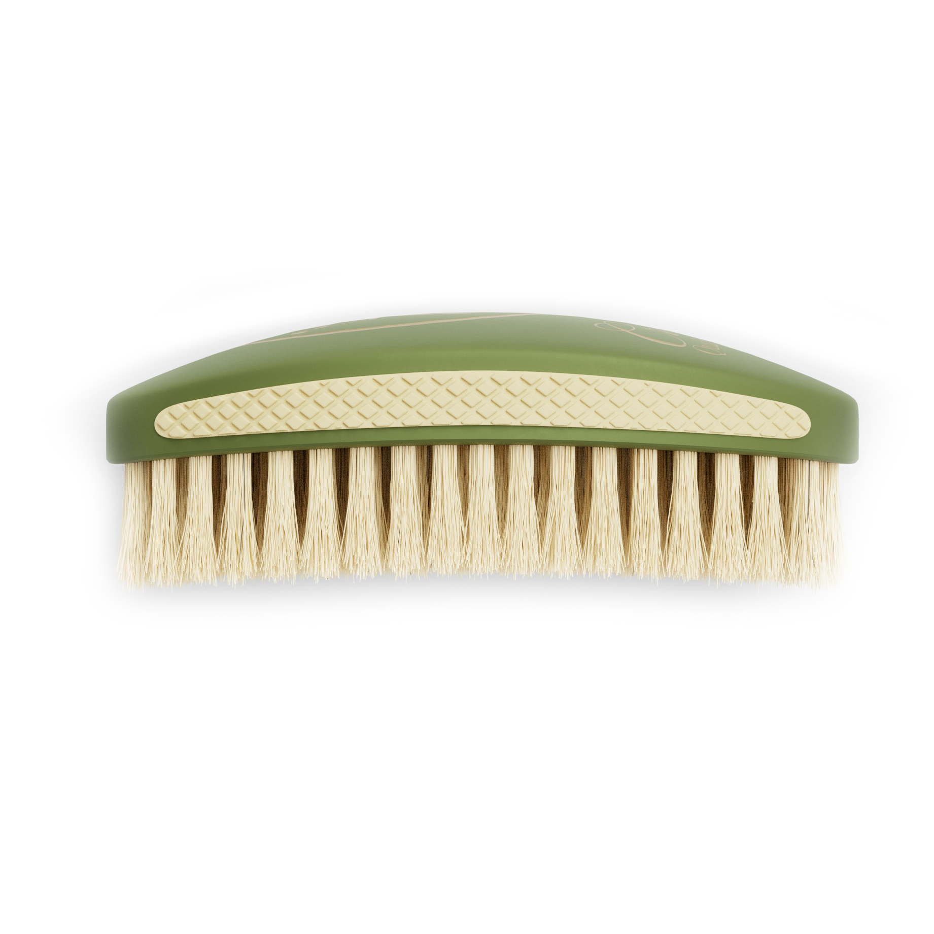 Military Green | Medium Soft Wave Brush